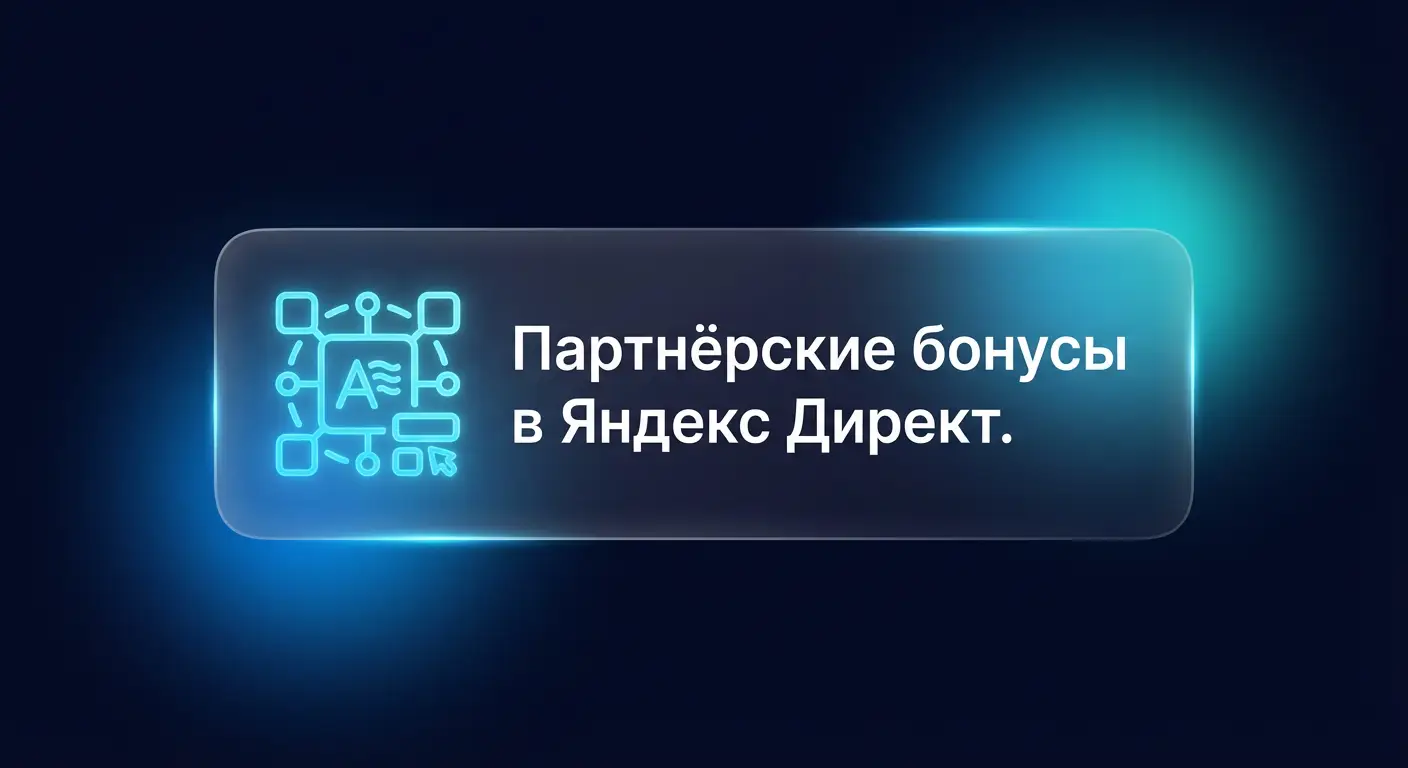 Логотип сервиса Яндекс Директ для получения бонуса на рекламу